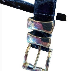 MCM Leather belt/32” very nice EUC.  Black.